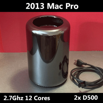 2013 Mac Pro | 2.7GHz 12-Core | Dual AMD D500 | 64GB RAM | 1TB NVMe PCIe SSD