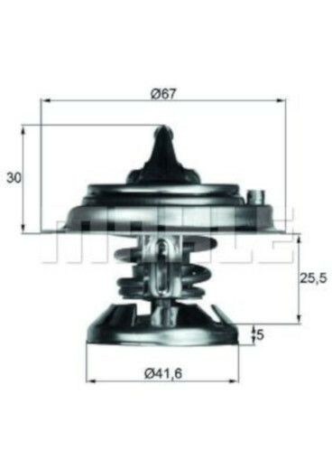 Mahle Thermostat FüR Mercedes E-KLASSE (W124,W210,S124,S210)-image