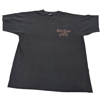 Vintage Camelot Robert Goulet Graphic T-Shirt Black XL Single  