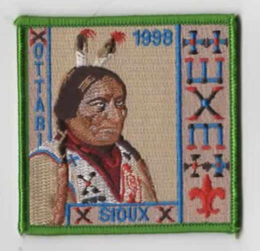 1998 Sioux Ottari Blue Ridge Scout Reservation GRN Bdr. [VA587] | eBay