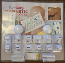 Eco-Baby EB01 Cabinet and Drawer Locks - 12 Pieces