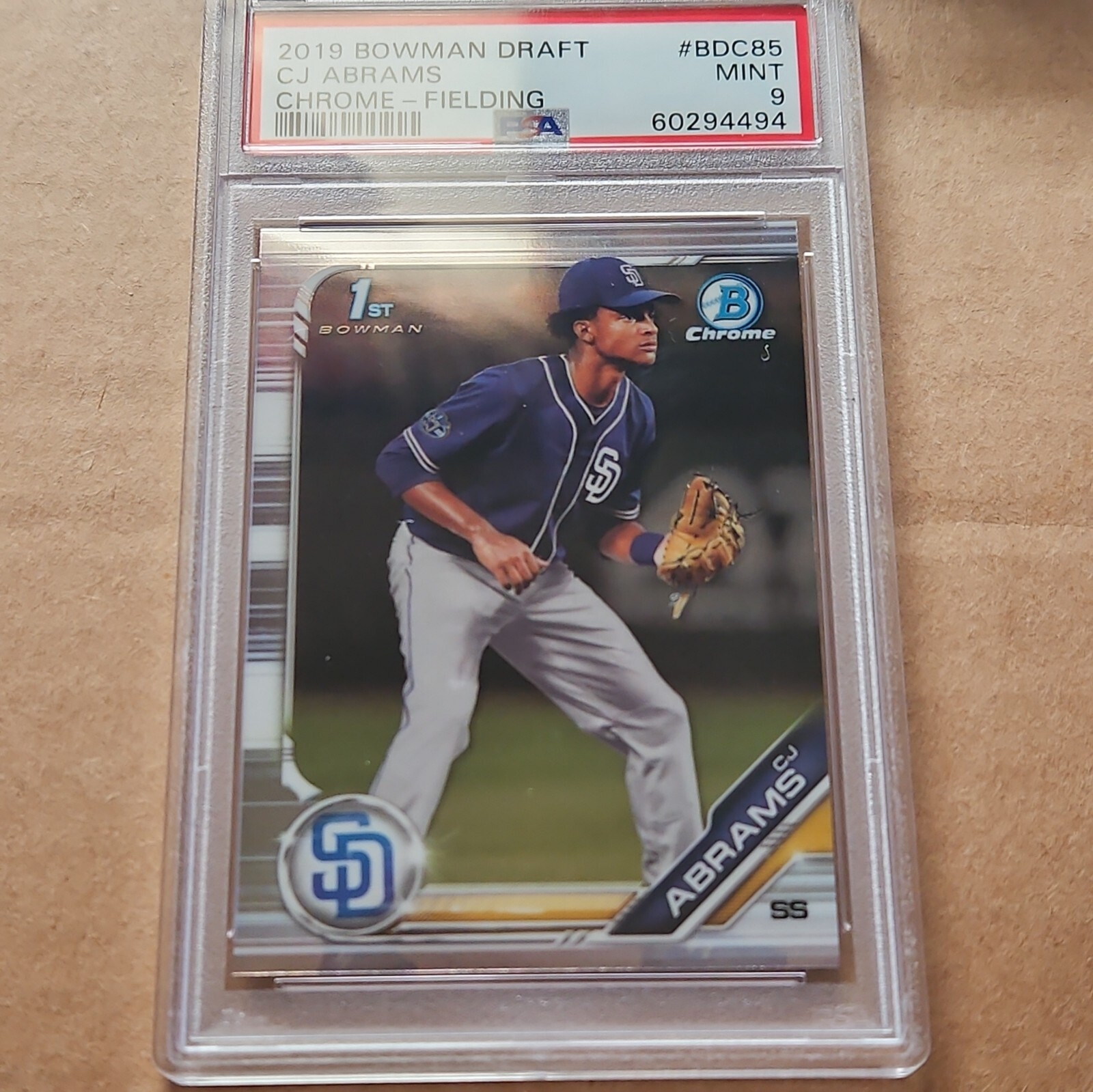CJ Abrams 2019 Bowman Draft #BDC-85 Chrome (1st) Price Guide 