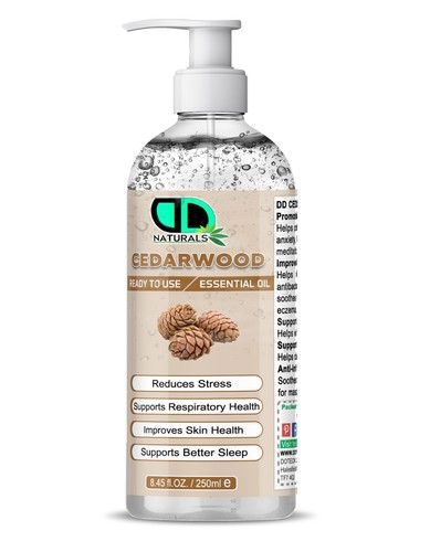 CEDARWOOD Essential Oil Ready To Use, Aromatherapy - Improve Skin Health & Sleep - Picture 18 of 21