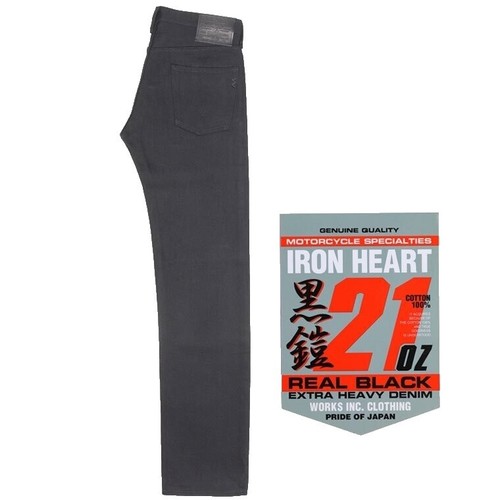IRON HEART 634Z 21oz Extra Heavy Denim Jeans cotton Blue Size W36