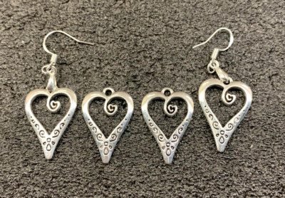 14 x stabiler Silber Charm/Anhänger für DIY Ohrring/Armband/Anhänger/Schmuckherstellung