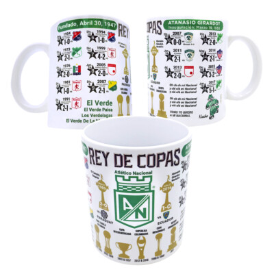 Medellin Colombia Mug, Atletico Nacional Rey De Copas Mug Souvenir