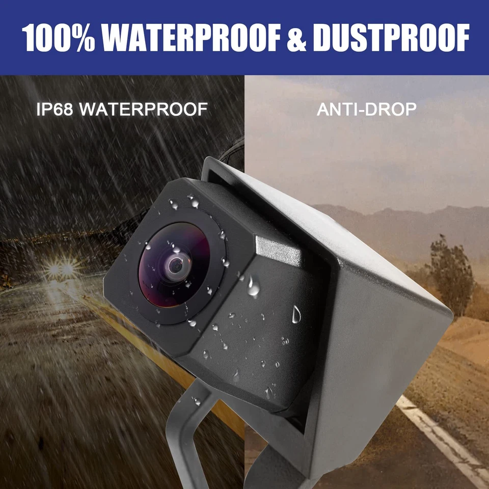 For Jeep Wrangler JK 2007-2017 Backup Camera Mount Rear View Spare Tire Kit 170° - Image 2 of 4