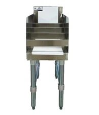 NEW 12" Undercounter Sink Liquor Display Rack Bar Commercial Stainless Steel NSF