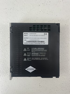 Suzhou Inovance SV6630PS2R8I 400W AC200V SV660P Servo Drive | eBay