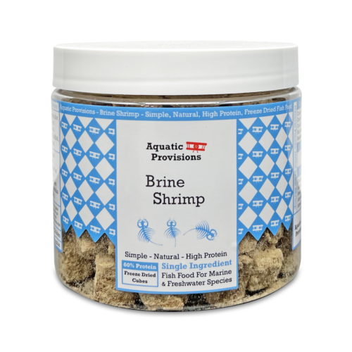 Freeze Dried Brine Shrimp Cubes, Fish Food for Freshwater and Marine