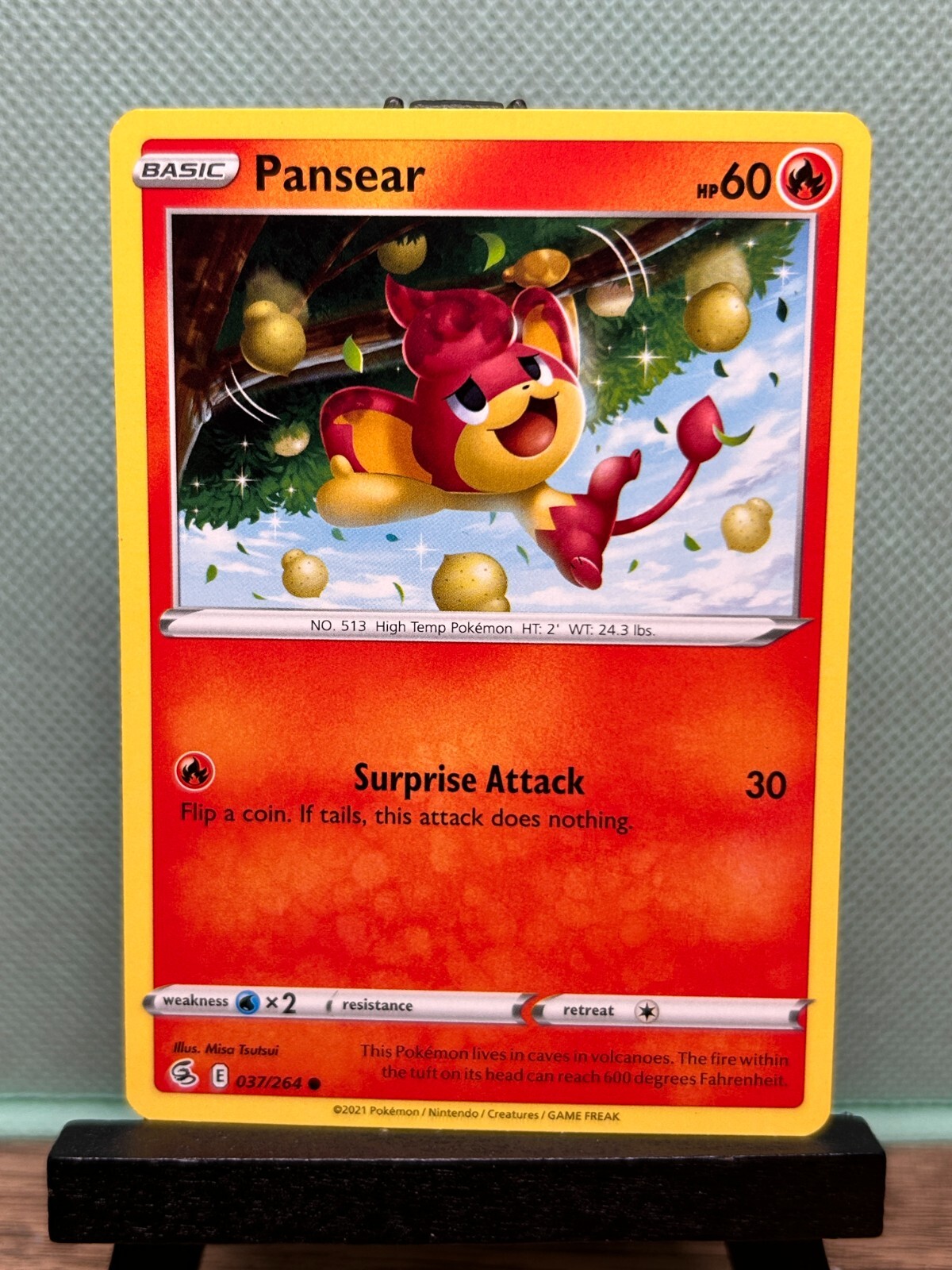 Pokemon TCG: Pansear 37/264, Fusion Strike