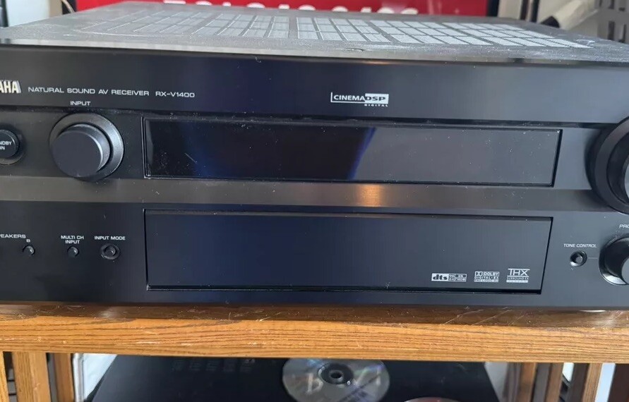 YAMAHA RX-V1400 6.1 CHANNEL 500 WATT NATURAL SOUND AV RECEIVER AS