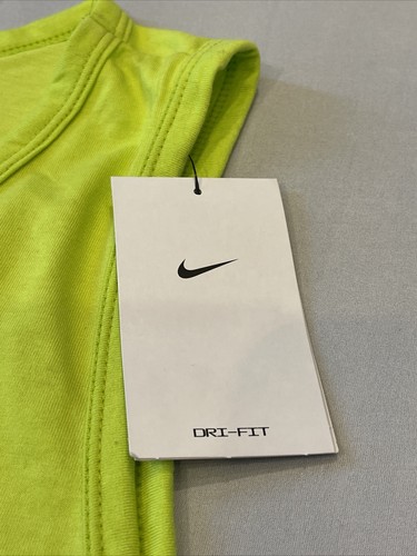 Nike Men's Dri-fit Cool Tank Top Size XXL Atomic Green Running Sleeveless NWT - Picture 3 of 4