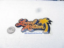Authentic Vintage HAWAII Local Motion Surfing Sticker Decal  ((BEWARE OF FAKES))