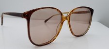 Vintage Universal UOC 600 Brown Oval Horn-Rimmed Sunglasses USA FRAMES ONLY
