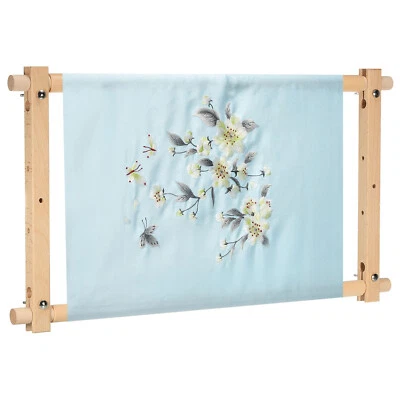 Needlepoint Embroidery Scroll Frame 21x12" Wood Cross Stitch Frame
