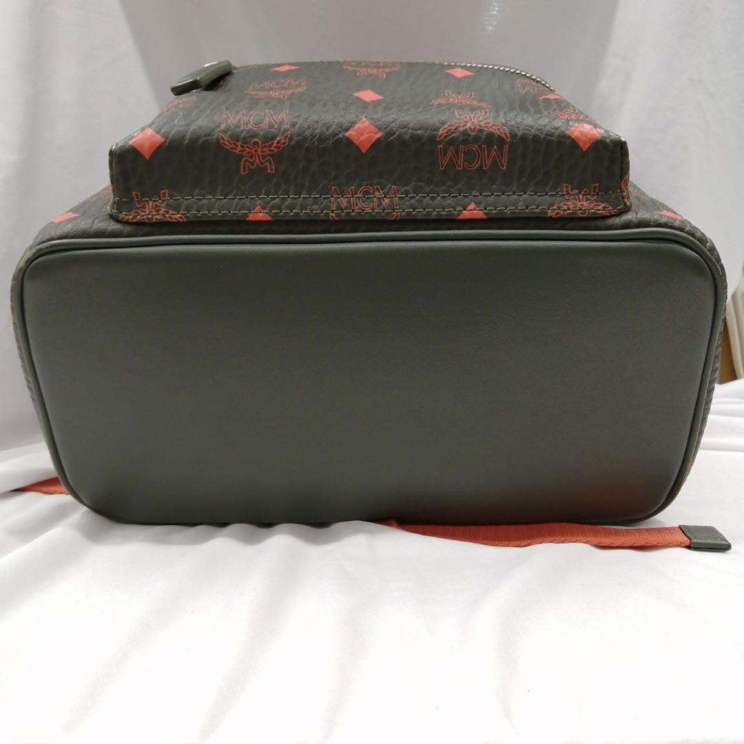 ＭＣＭ リュック カーキ オレンジ MCM リュック カーキ オレンジ