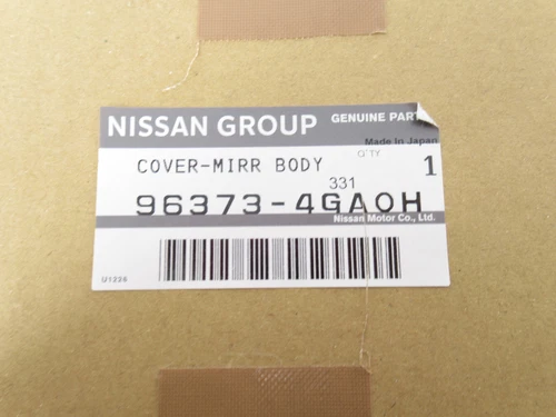 Genuine OEM Nissan Infiniti 96373-4GA0H Passenger RH Side Mirror Cover