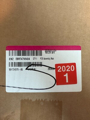 NEW OEM LG Control Board EBR74796404