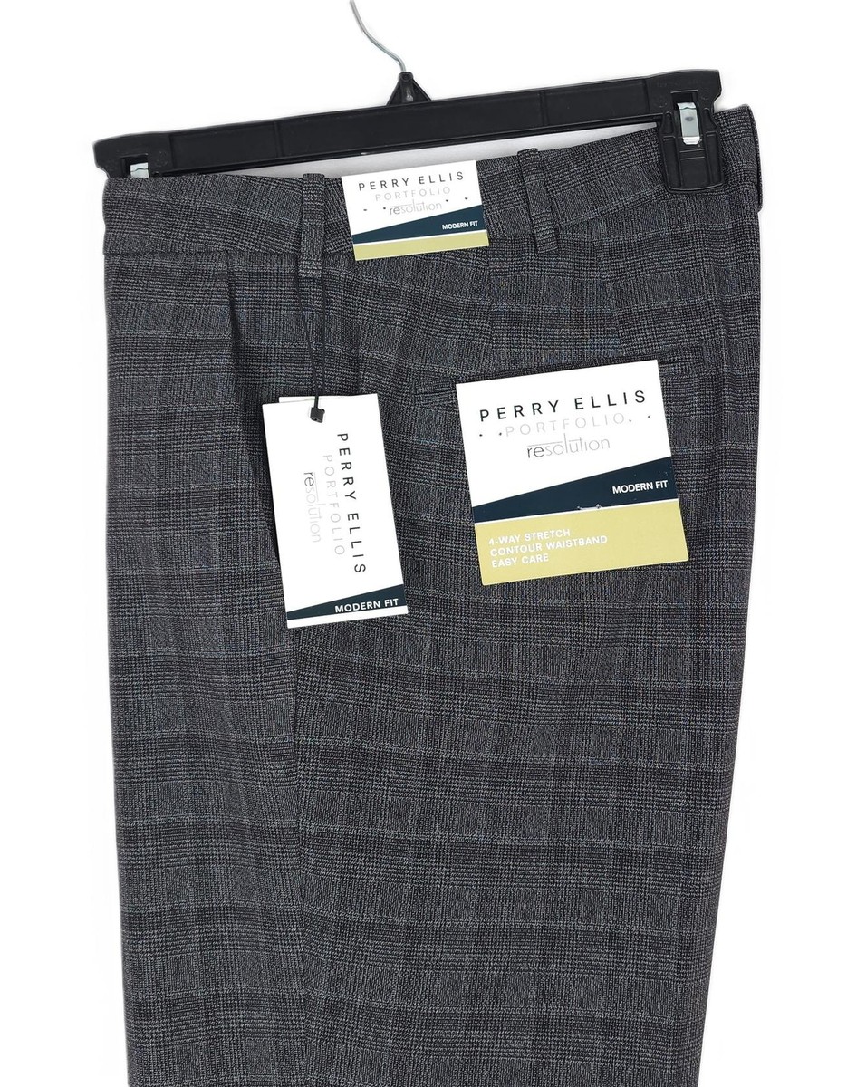 green emerald velvet dress Perry Ellis Men's Slim Fit Tech 2.0 Suit Pants in Khaki/Green, Size 38, Nylon/Elastane
