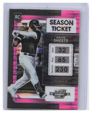 Gavin Sheets 2022 Chronicles Contenders Optic - RC #6 PINK - Chicago White Sox