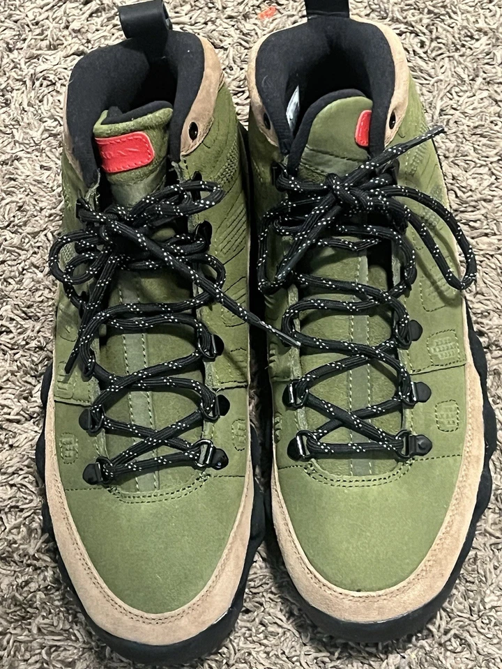 Talla 9.5 - Jordan 9 Retro NRG Carne de res y brócoli 2018 Foto 3 de 4