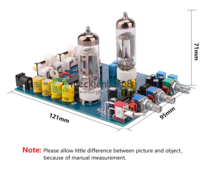 Amplificador Bluetooth Tube Preamplifier Fever Hifi 6J5 Vacuum Tube Preamp
