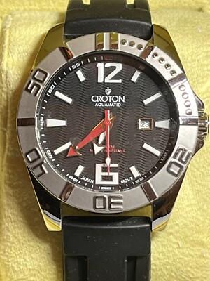 Croton Sea Diver Watch 20 ATM Stainless Steel CA301203 for sale