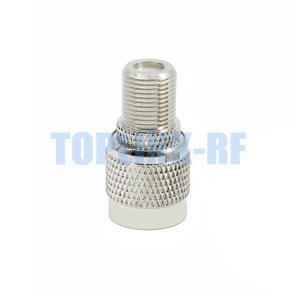 10x TNC Male Plug to F Female Jack Straight RF Adapter Coaxial Cable Connector - Image 4 of 4