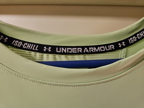Under Armour Iso chill Heat gear Lime Green *3x Shirt, NWT - Picture 5 of 5