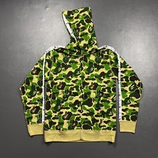 100 Authentic A Bathing Ape ABC STA Tape Full Zip Hoodie Size 2XL  XL 