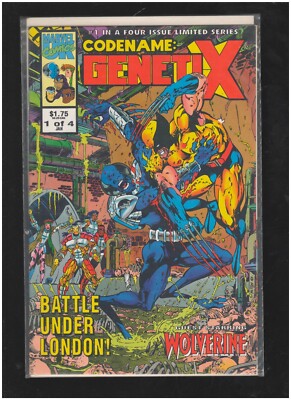 Codename Genetix #1 Marvel UK Comics 1993 Bryan Hitch Lanning Marks David Leach