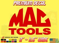 Mac Tools Decal Sticker Tool Box Logo Window Mechanic Ase Technician Ratchet Mac Tools Decal Sticker Tool Box Logo Window Mechanic Ase Technician Ratchet