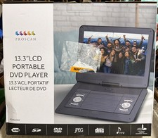 Proscan 13.3" LCD Portable DVD Player PDVD1332 - Black... FREE S H 