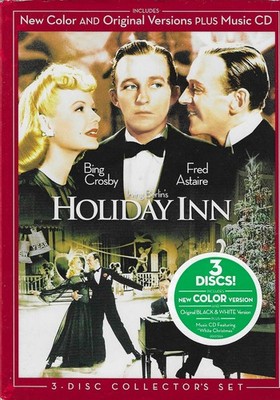 Holiday Inn DVD in B&W and Color w/ Music CD