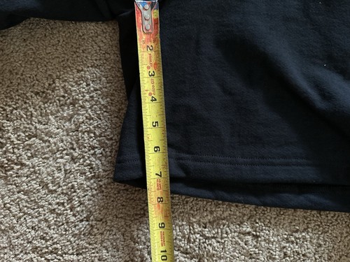 Talla XXL - Los Angeles Apparel Heavyweight 7” Pantalones Cortos de Sudadera Negros Hechos en EE. UU. Nuevos - Imagen 5 de 5