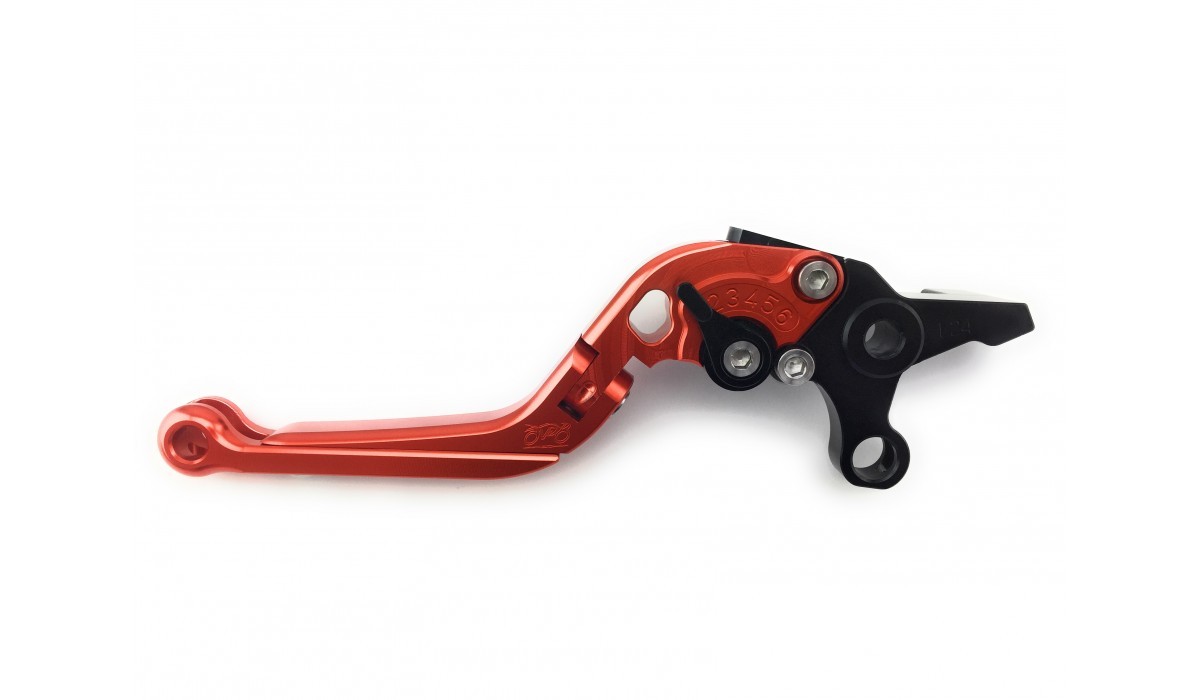 Leviers repliables orange MT07 pour vos sorties moto dynamiques - 4