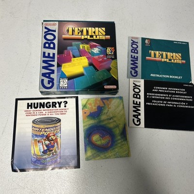 Tetris Plus Gameboy Advance Box Only With Instructions And Play It Loud Poster