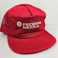 Vintage USA MADE Federal Mogul Auto Parts Car Trucker Hat Snapback Dad Cap