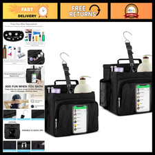 Portable Shower Caddy Tote Bag for College Dorm Travel, Large Capacity, Quick Dr
