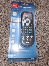 RCA RCR504BE 4-Device Palm Sized Universal Remote New - TV Cable DVD VCR