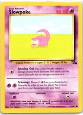 Slowpoke 55/62 Common Fossil Pokemon Unlimited Moderately Played on eBay