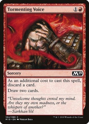 [MTG] Tormenting Voice (164) (M19) LP-HP