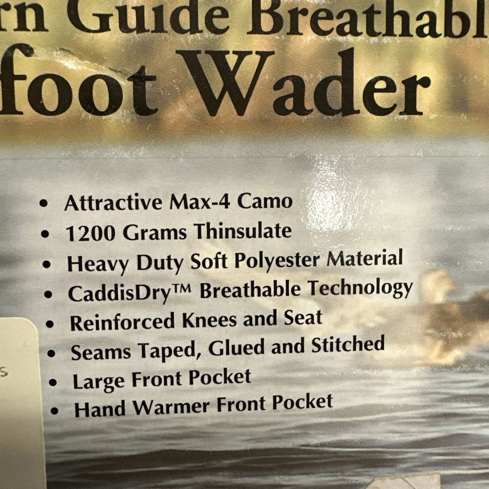 Waterfowl Wading System Northern Guide Breathable BootFoot Size 14 XXL Men - Image 2 of 4