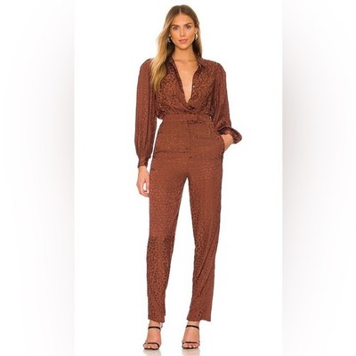 Elegant Brown Jumpsuit