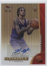 2024-25 Topps Finest Flashback Gold Refractor 38/50 Jalen Bridges Auto 13d7