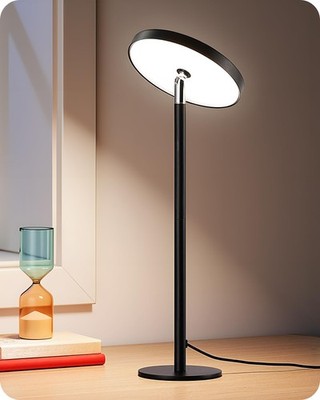 LED Table Lamp with 2 Adjustable Height, 5%-100% Dimmable & 3 Color Temperatu...