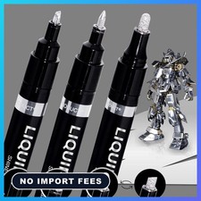 3PK Liquid Chrome Paint Markers, Metallic Mirror Chrome Pens