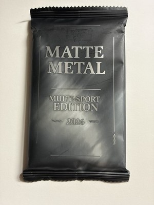 2026 Wild Card MATTE METAL Multi-Sport Sealed Pack 1 Encased Card