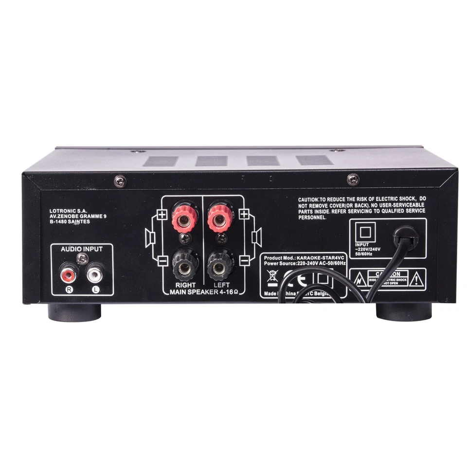 LTC KARAOKE-STAR4-MKII KARAOKE SET USB SD BLUETOOTH BISTRO BAR KONZERT PARTY DJ - Bild 3 von 4